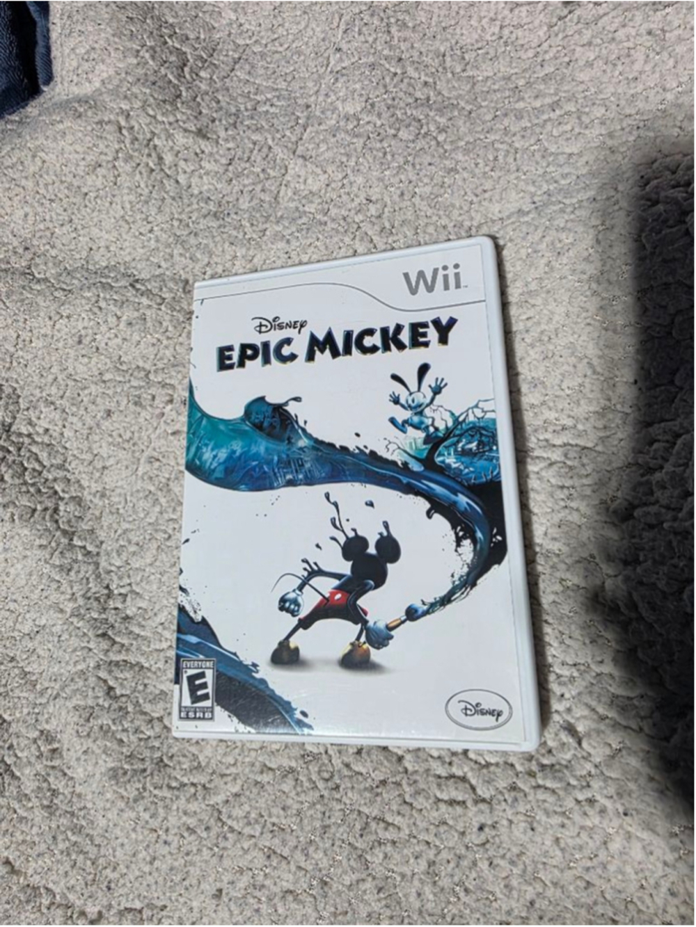 Disney Epic Mickey Wii Video Game One Size White Blue